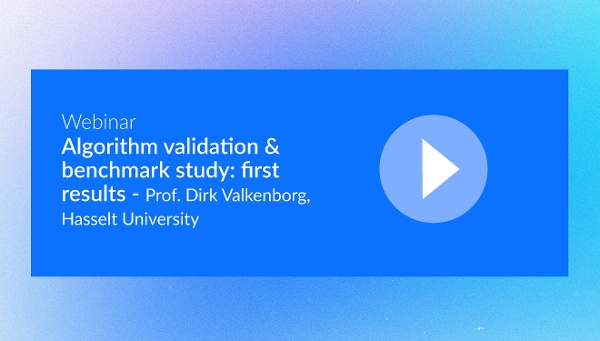 Algorithm validation & benchmark study: first results - Prof. Dirk Valkenborg, Hasselt University