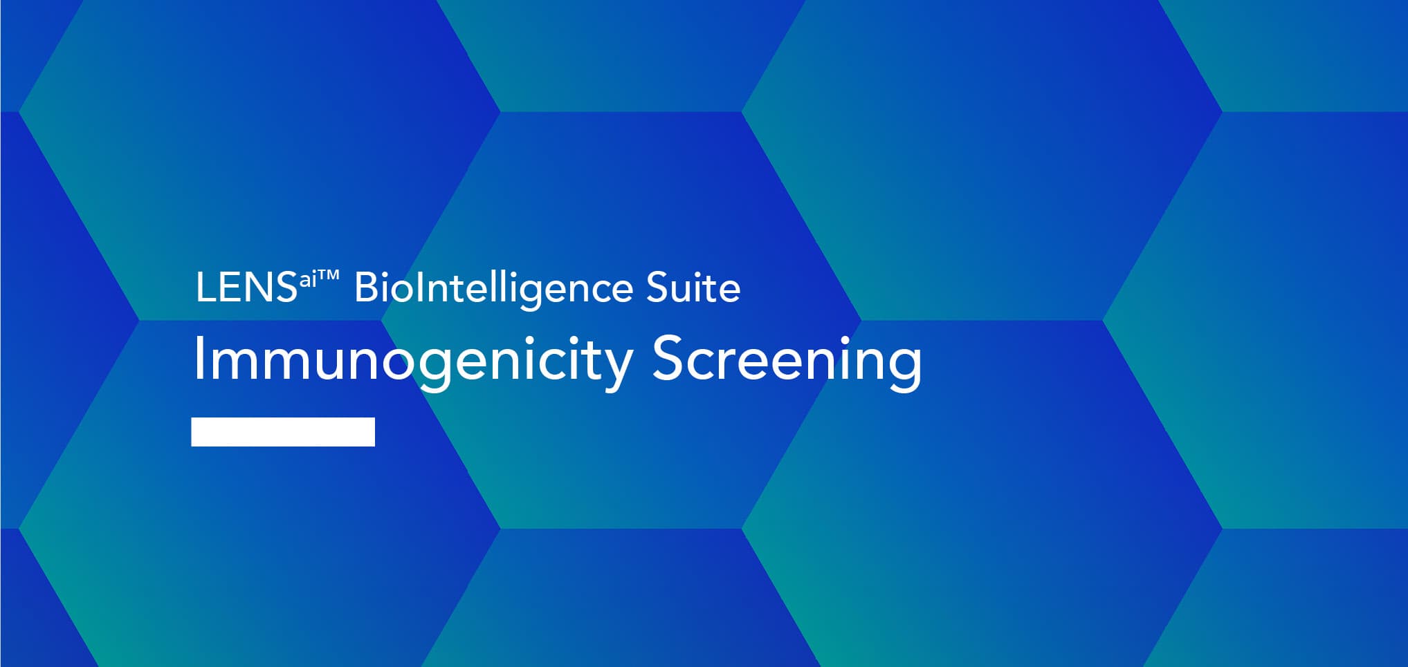 LENS<sup>ai™</sup> Immunogenicity Screening